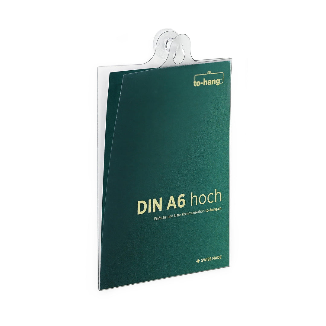 Info-Rahmen DIN A6, hoch