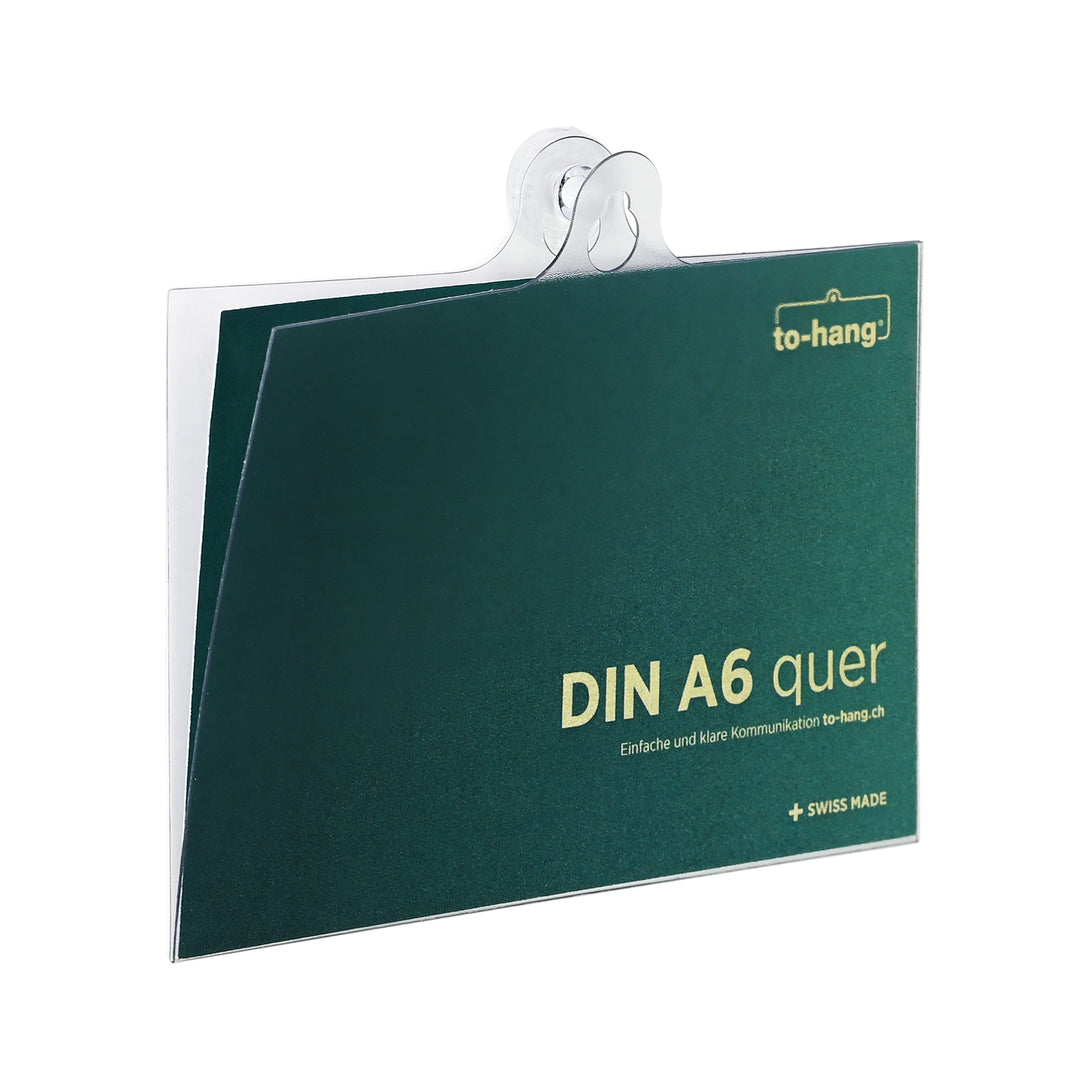 Info-Rahmen DIN A6, quer