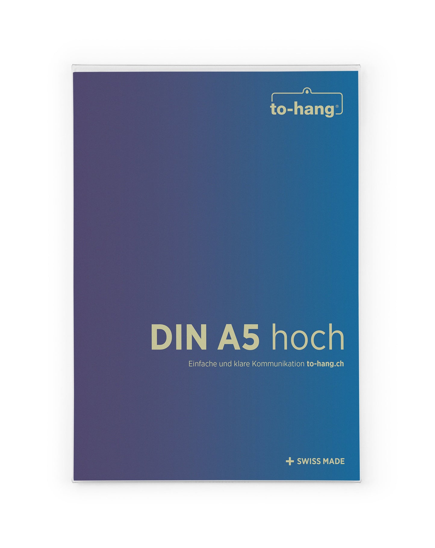 Info-Rahmen fix  DIN A5, hoch