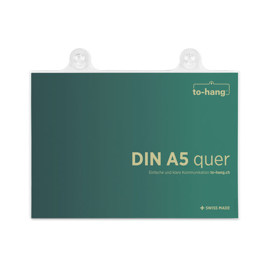 Info-Rahmen  DIN A5, quer