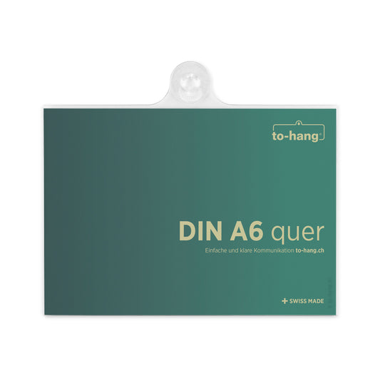 Info-Rahmen  DIN A6, quer